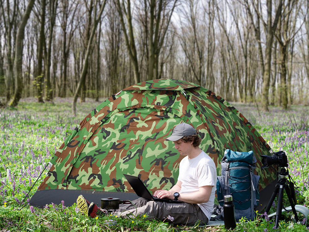 2-3 person tent 190x140x110cm dome tent waterproof+bag Festival & Camping