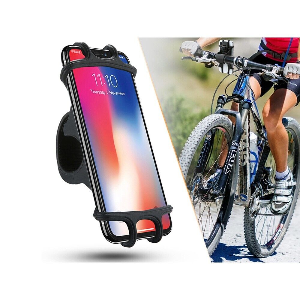 Fahrrad Handyhalterung aus Silikon â Universal Lenkerhalter fĂŒr Smartphones von 4 bis 6,5 Zoll fĂŒr Fahrrad und Motorrad