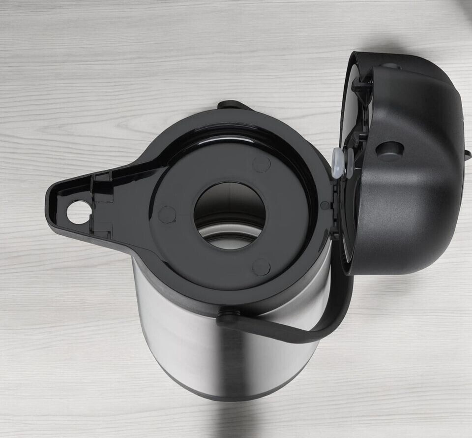 Pumpkanne 3 Liter – Edelstahl Isolierkanne mit Pumpe & Tragegriff, Hält 12h Heiß & 24h Kalt 24 tassen