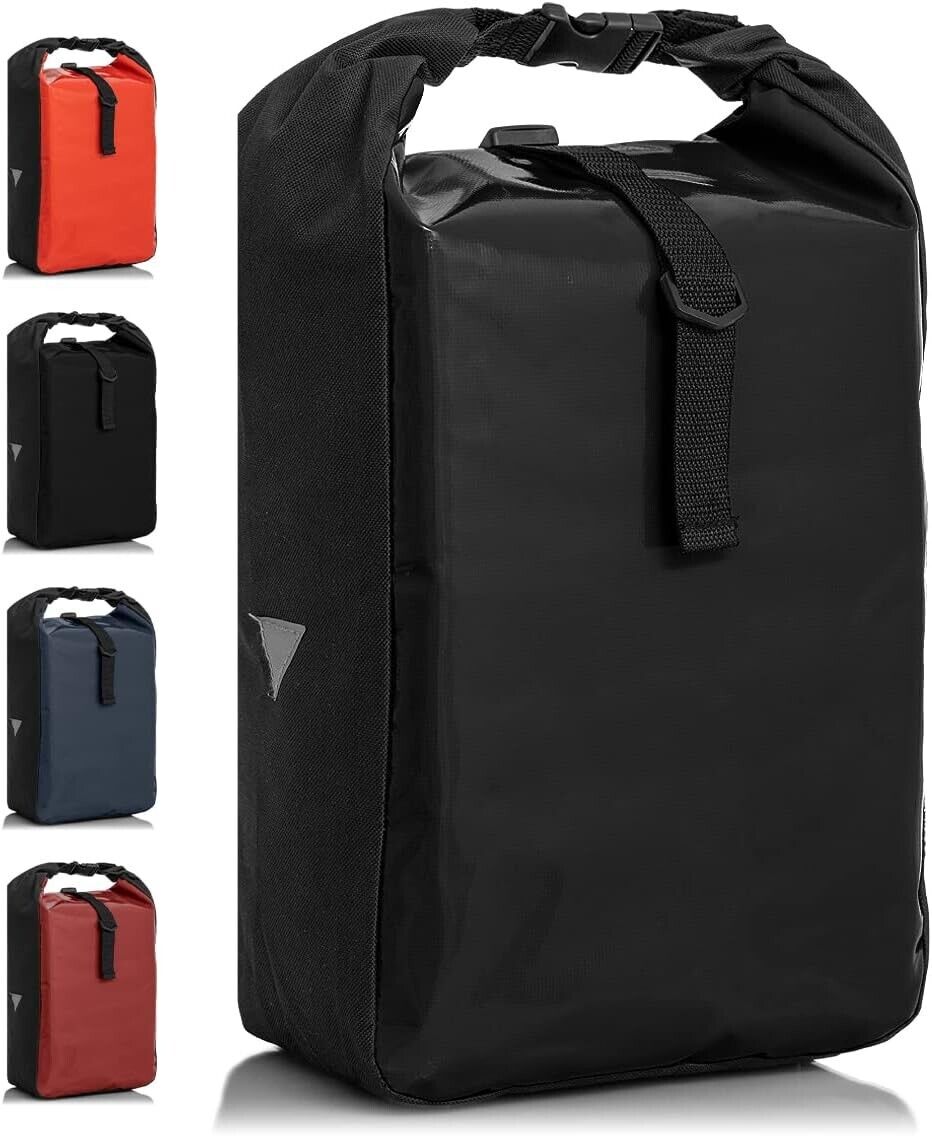 Wasserabweisende Fahrradtasche fĂŒr GepĂ€cktrĂ€ger â Hinten, robust & bis 10 kg