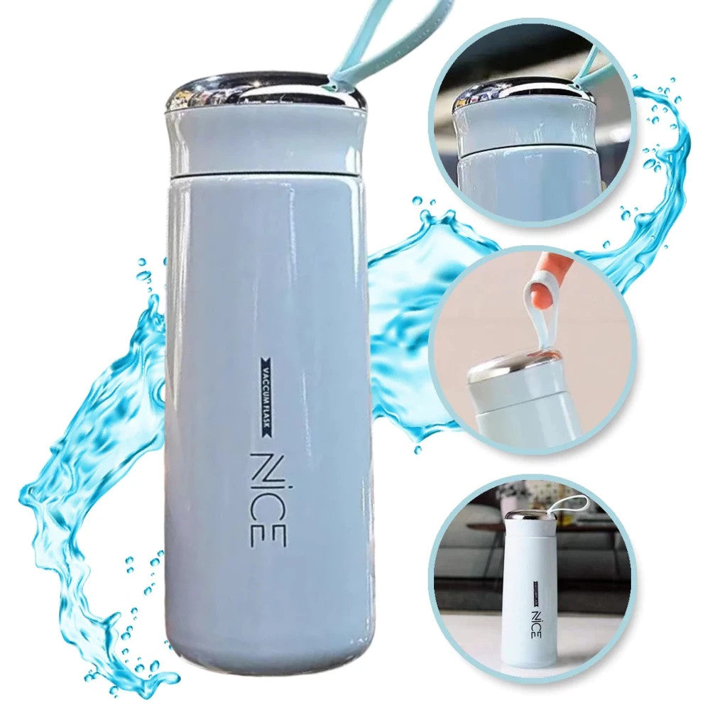 Wasserflasche NICE 400ml BD12N â Trinkflasche mit Griff, BPA-frei