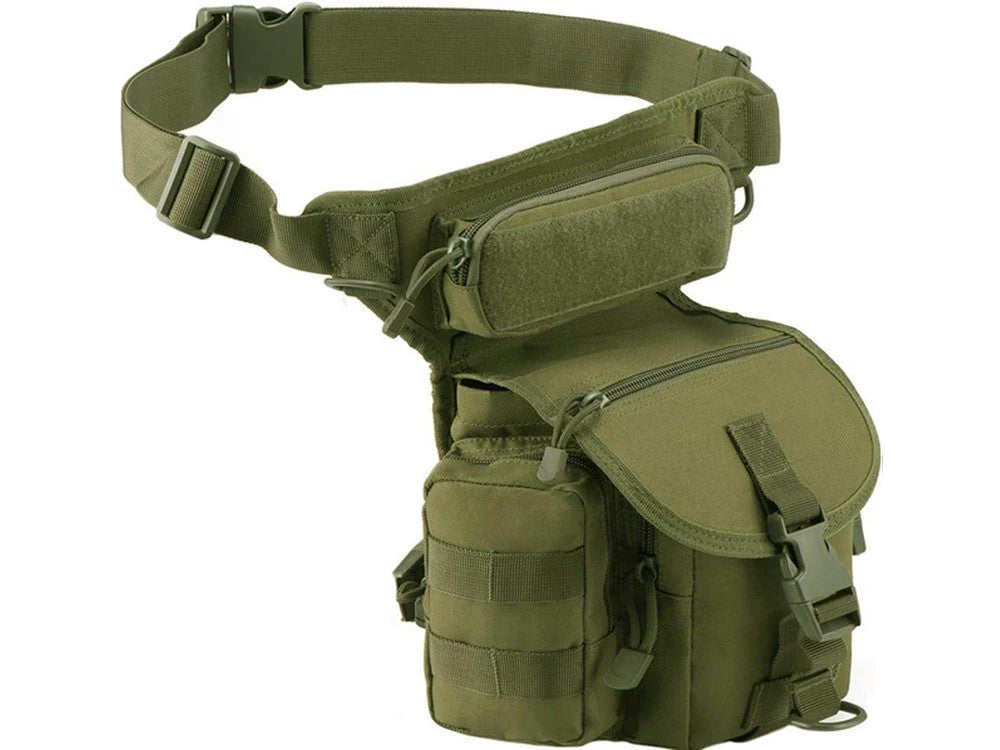 Taktische MilitĂ€r Beintasche HĂŒfttasche Wasserdicht â Outdoor Tasche fĂŒr Motorrad, Wandern, Camping, Angeln und Freizeit