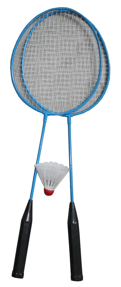 Badminton Set 3-teilig – 2 Schläger 1 Federball Tasche Freizeit