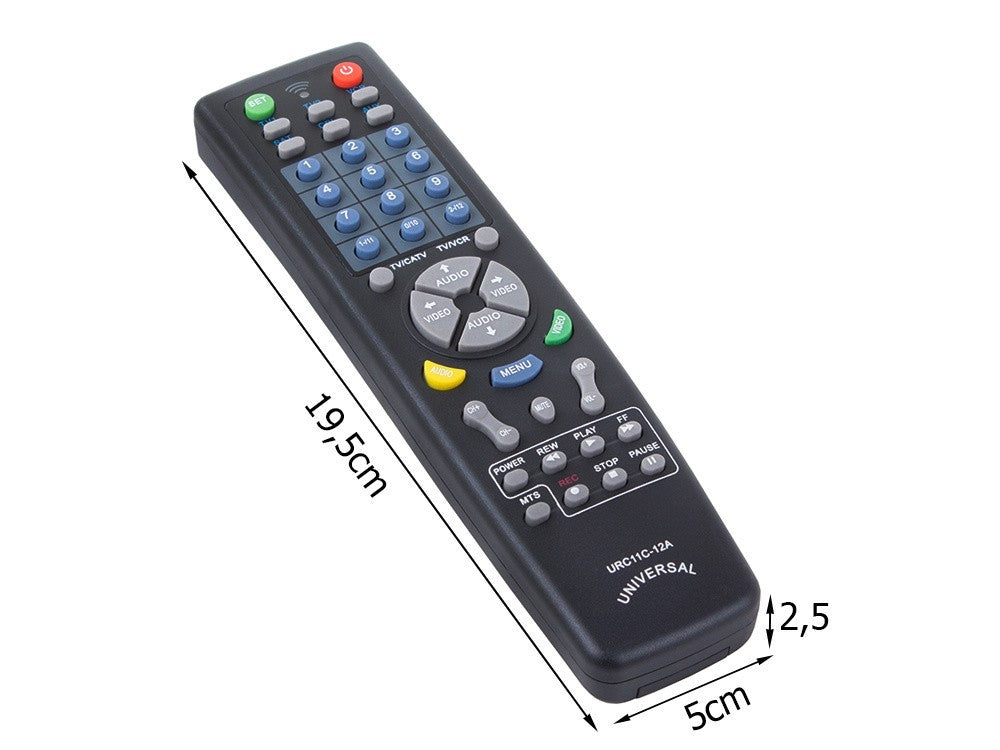 Universal Fernbedienung für TV, DVD, SAT & Audio – Ersatz Remote Controller