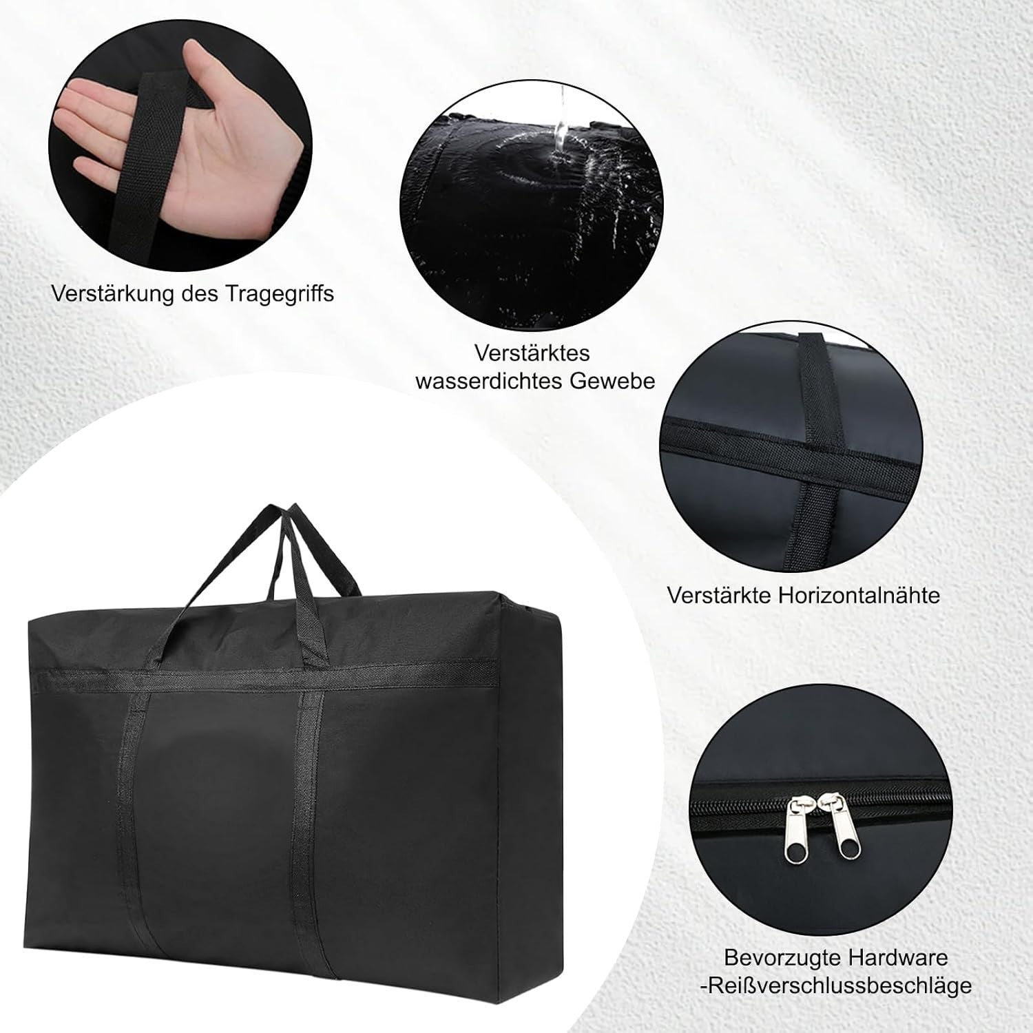XXL Reisetasche 180L wasserdicht Duffel Bag Aufbewahrungstasche