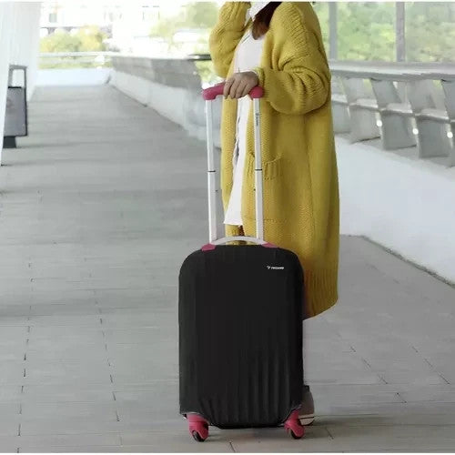 KofferschutzhĂŒlle GröĂe M Schwarz Kofferbezug Elastisch GepĂ€ck Schutz