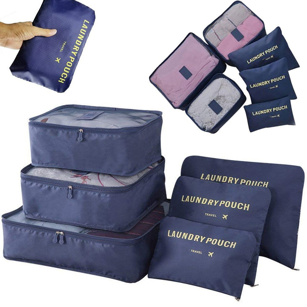Travel Organizer Set 6-teilig â WĂ€schesĂ€cke & Packtaschen fĂŒr Koffer Ordnung