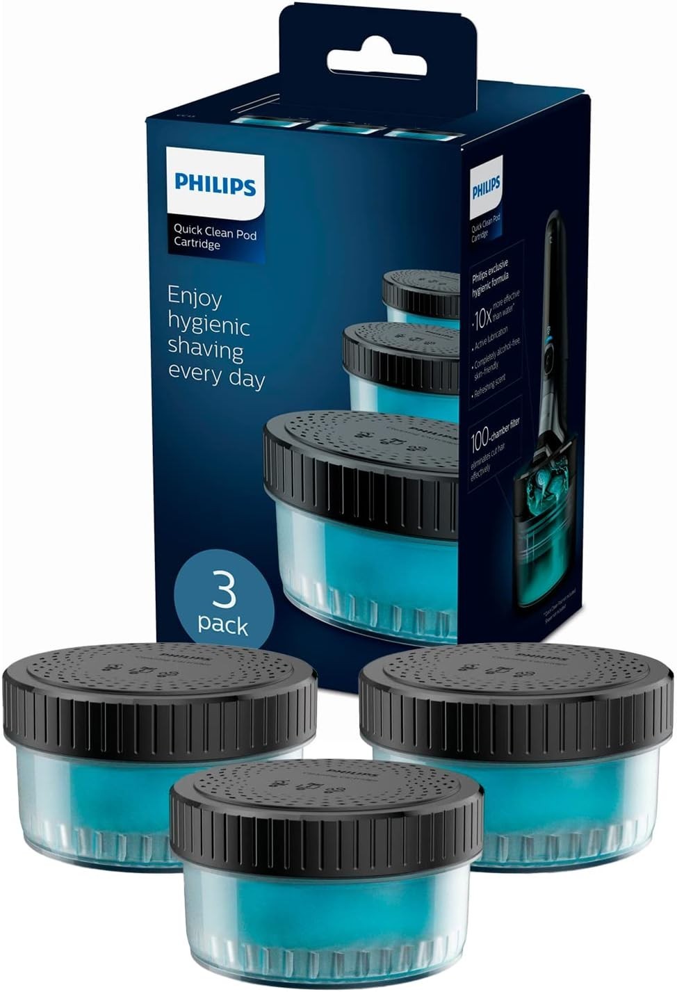 Philips CC13/50 Quick Clean Reinigungskartuschen 3 Stück Original