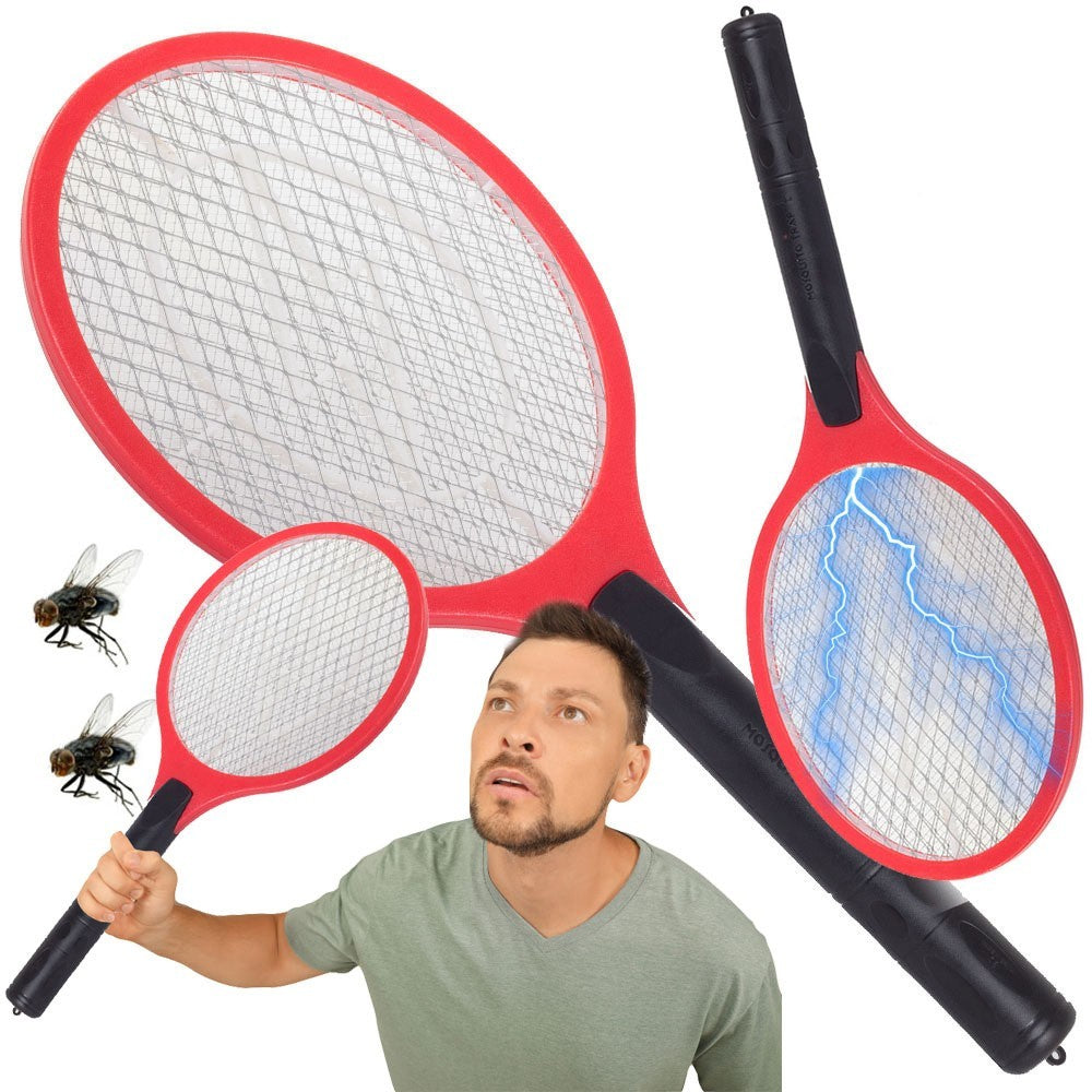 Elektrische Fliegenklatsche Insektenfänger Mücken Fliegen Wespen Batteriebetrieb