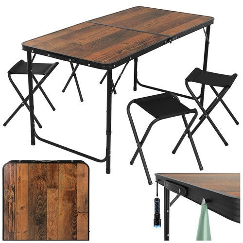 Campingtisch Klappbar Gartentisch Koffertisch Campingstuhl 1-4 Personen