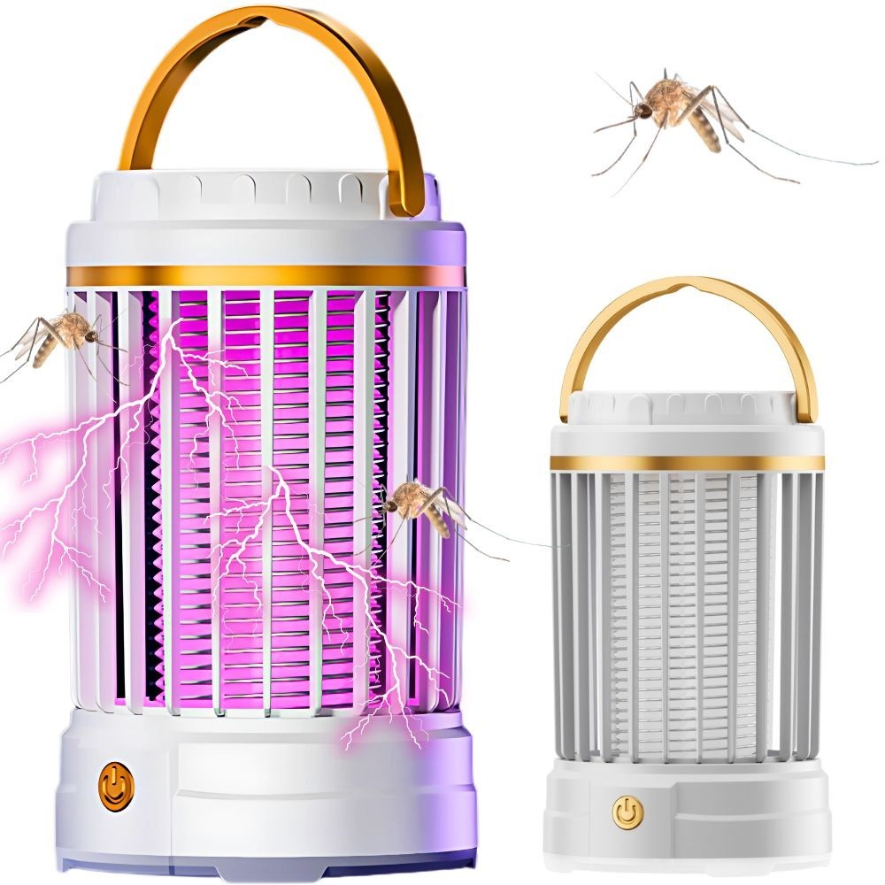UV Insektenlampe Mückenfalle USB Wiederaufladbar LED Insektenfalle 2 Modi
