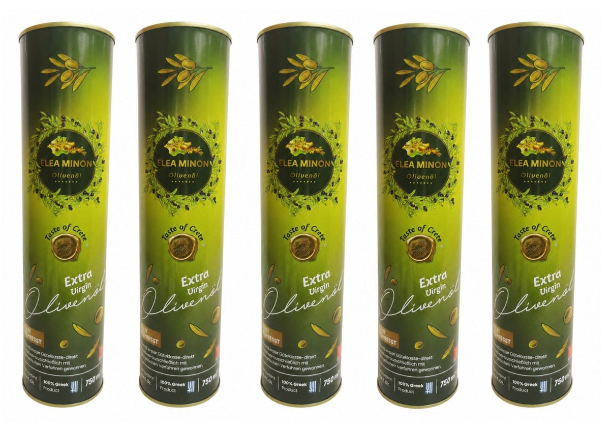 Elea Minon Extra Natives Olivenöl 0,75L Kaltgepresst aus Kreta, Griechisches