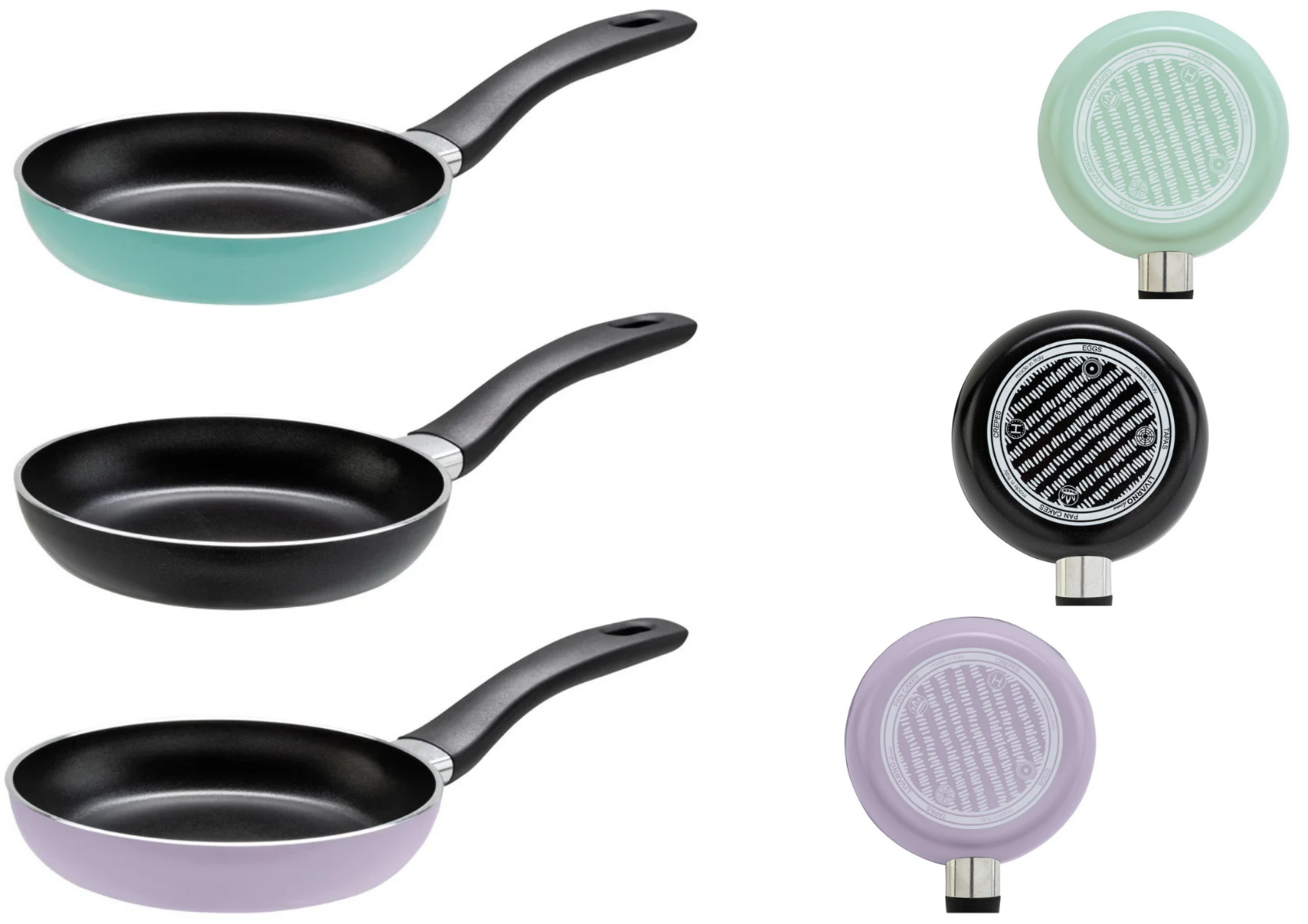 Mini Bratpfanne 14cm | Kleine Pfanne Antihaft Aluminium | Für Gas, Elektro, Ceran