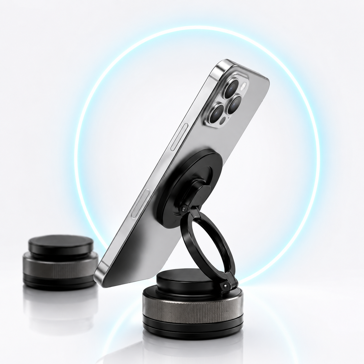 360° Magnet Handyhalterung Auto Vakuum Saugnapf Smartphone Halter T28