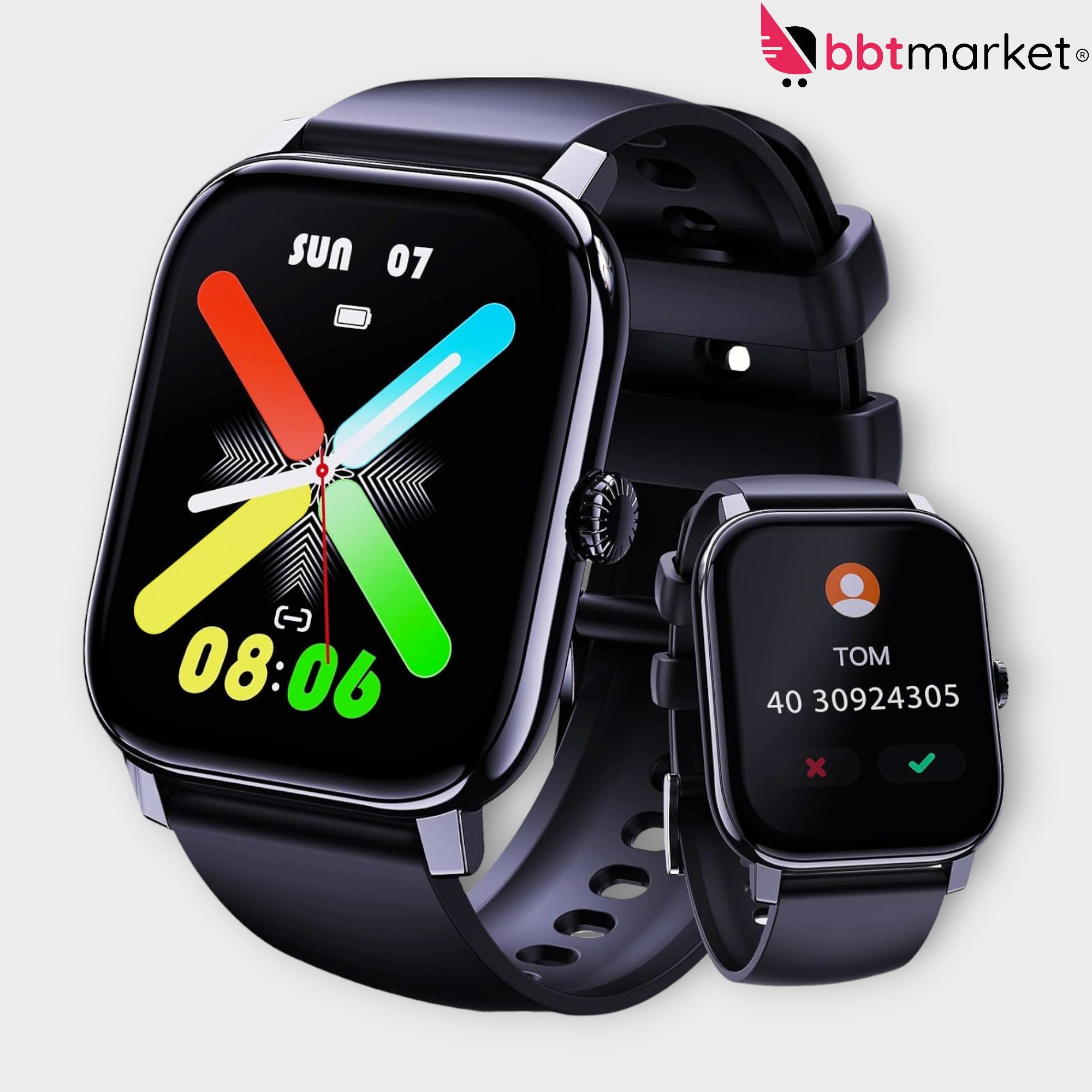 Smart Watch Waterproof Women Smartwatch, Fitness Tracker IOS-Android 1.85''HD