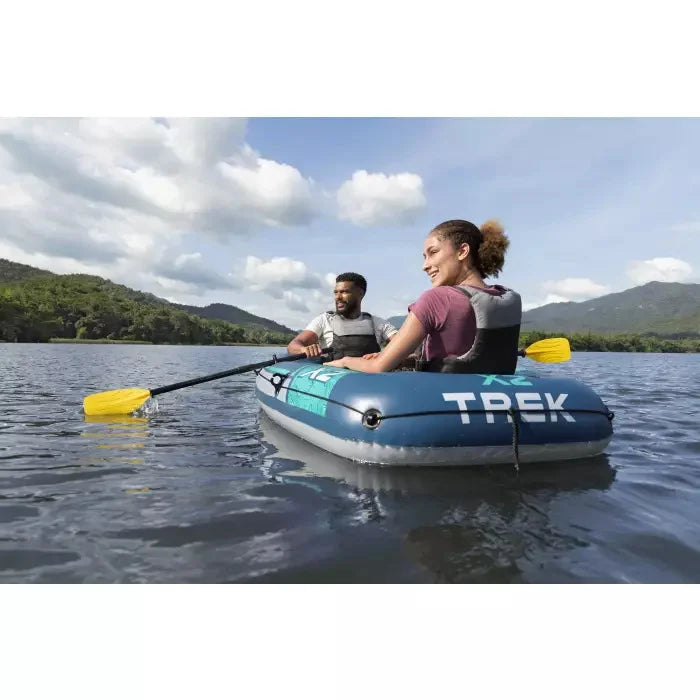 Bestway Kunststoffruder 124 cm 2er Set – Leichte Steckpaddel für Schlauchboot, Kajak und Freizeitboot