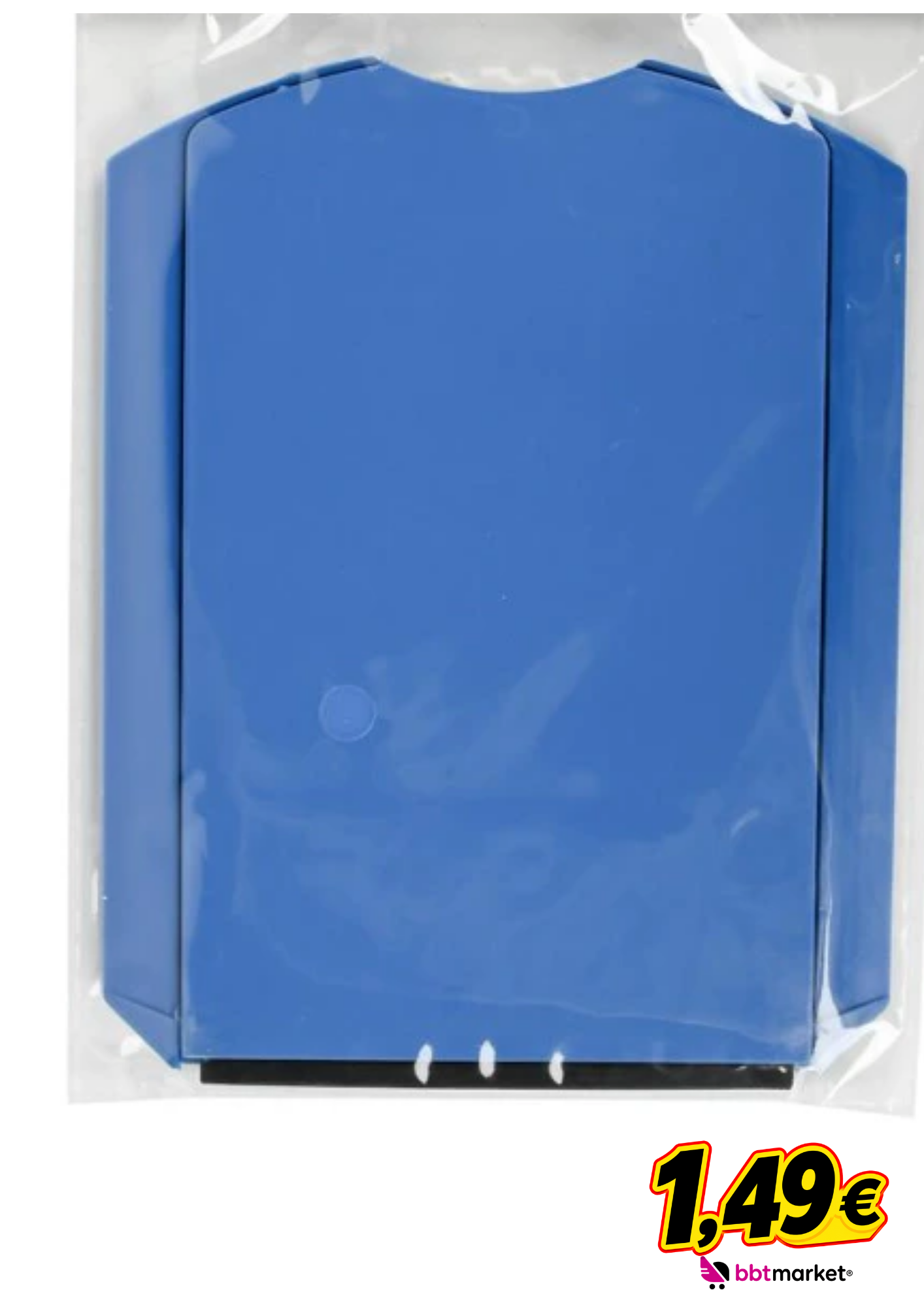 Parkscheibe mit Eiskratzer – Auto Parkuhr KFZ Blau 15,5 x 12 cm