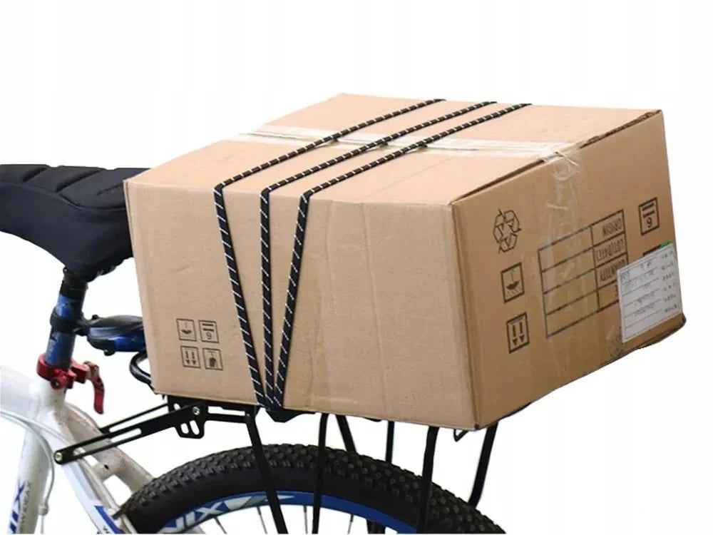 Fahrrad Gepäckspanner 60 cm – Spanngummi mit Metallhaken für Fahrrad, Camping und Transport