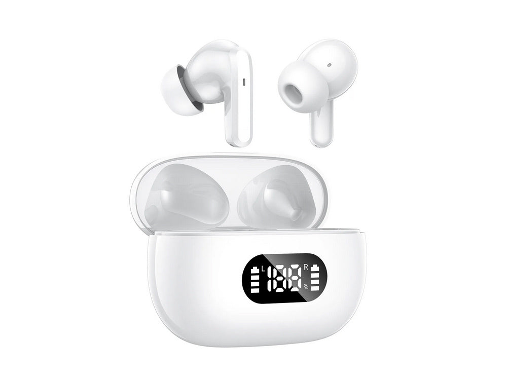 Bluetooth In Ear Kopfhörer TWS Kabellos mit LED Ladecase, Mikrofon und Touch Steuerung – Wireless Earbuds für Android, iOS und Windows