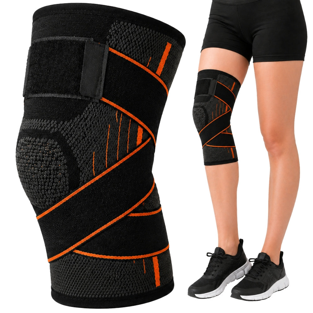 Kniebandage Kniegelenk Orthese mit Kompression â Elastische StĂŒtzbandage fĂŒr Sport, Training, Fitness und Alltag