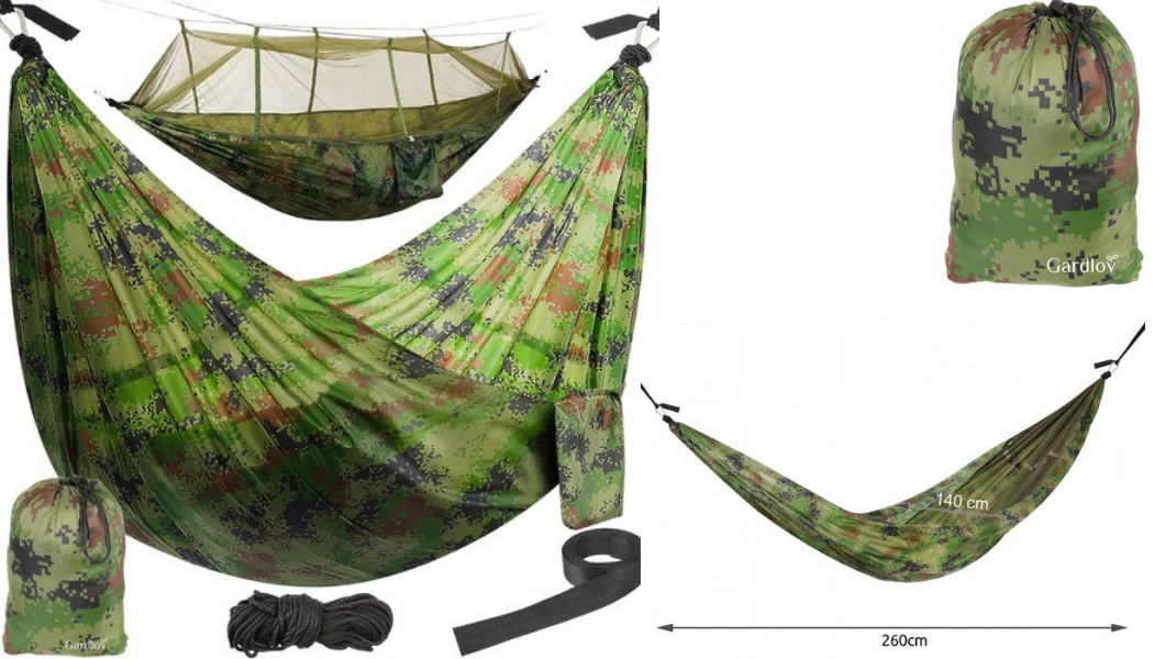 Hammock Outdoor with Mosquito Net Tent Tarp Tarpaulin Outdoor Hammock Camping