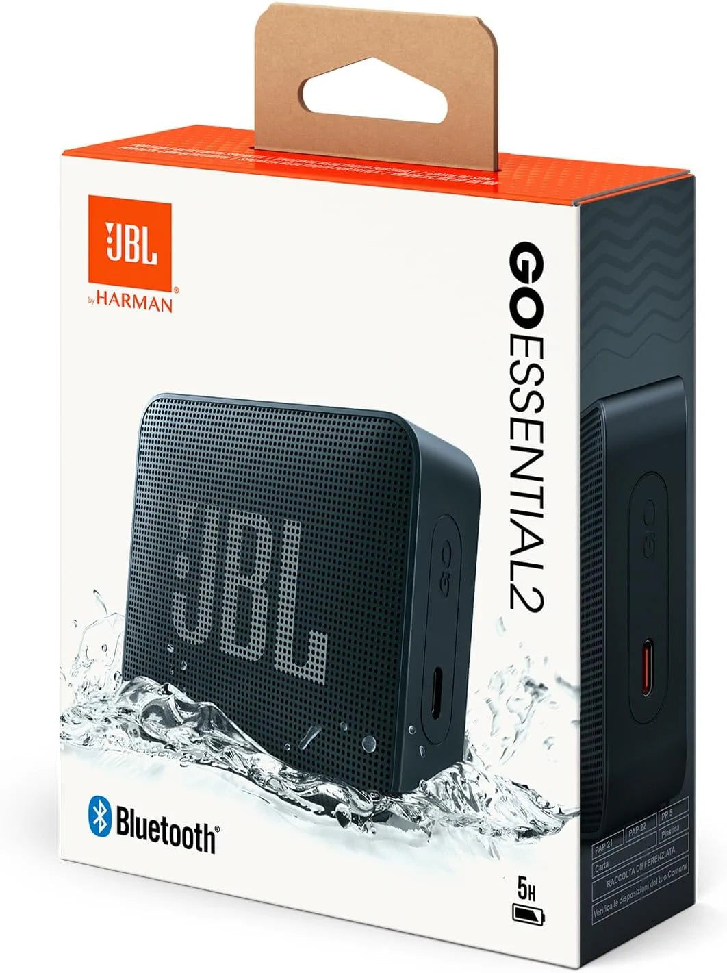 JBL GO Essential 2 Bluetooth Box Lautsprecher IP67 wasserdicht klein tragbar Schwarz