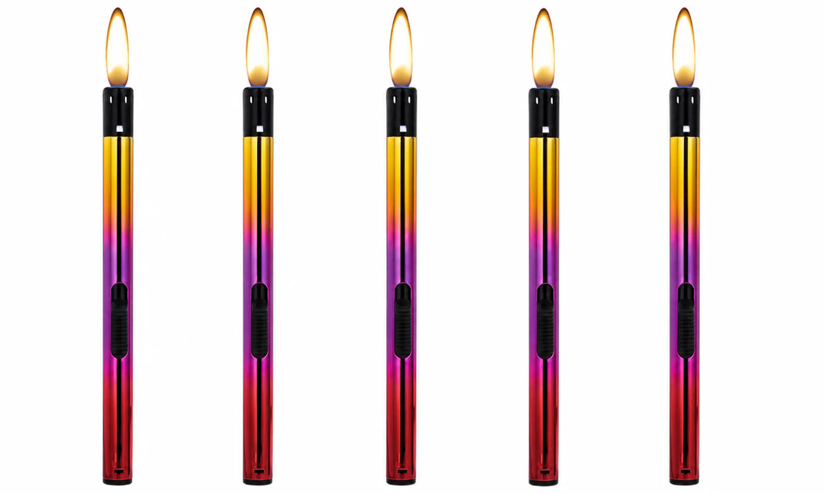 Jet Flame Stabfeuerzeug 21 cm Langfeuerzeug Elektrische Zündung Haushalt