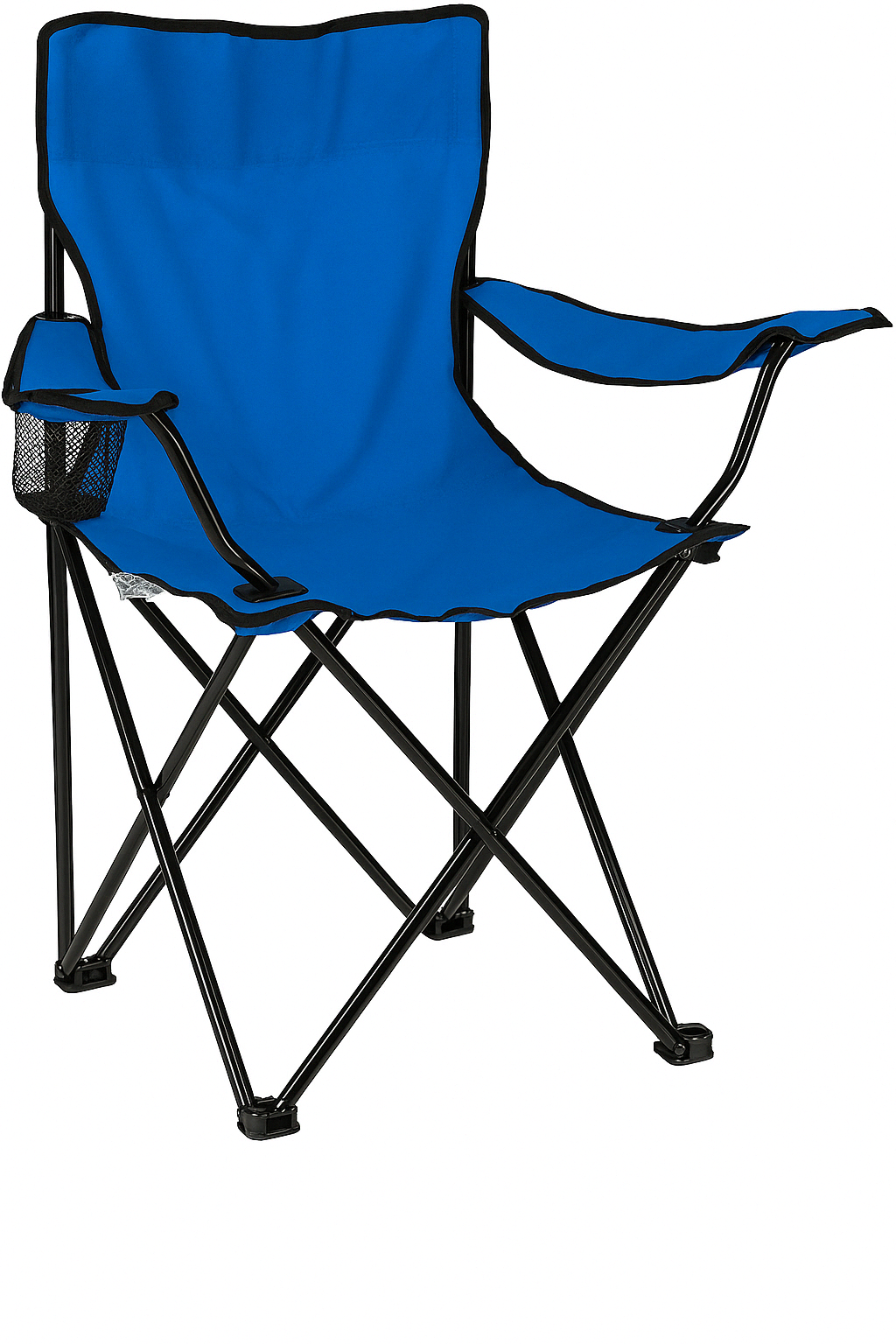 Faltbarer Campingstuhl mit Getränkehalter und Tragetasche – Outdoor Klappstuhl für Garten, Angeln und Strand