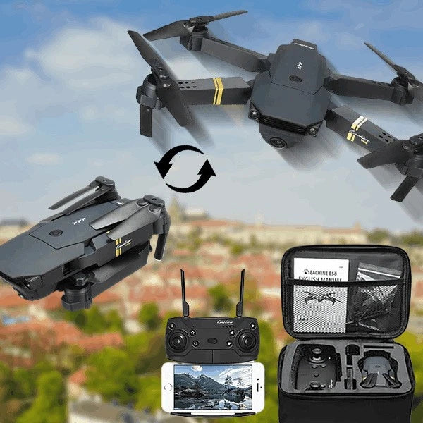 Mini-Drohne mit HD-Kamera 1080p – faltbar, GPS, Geschenk für Kinder