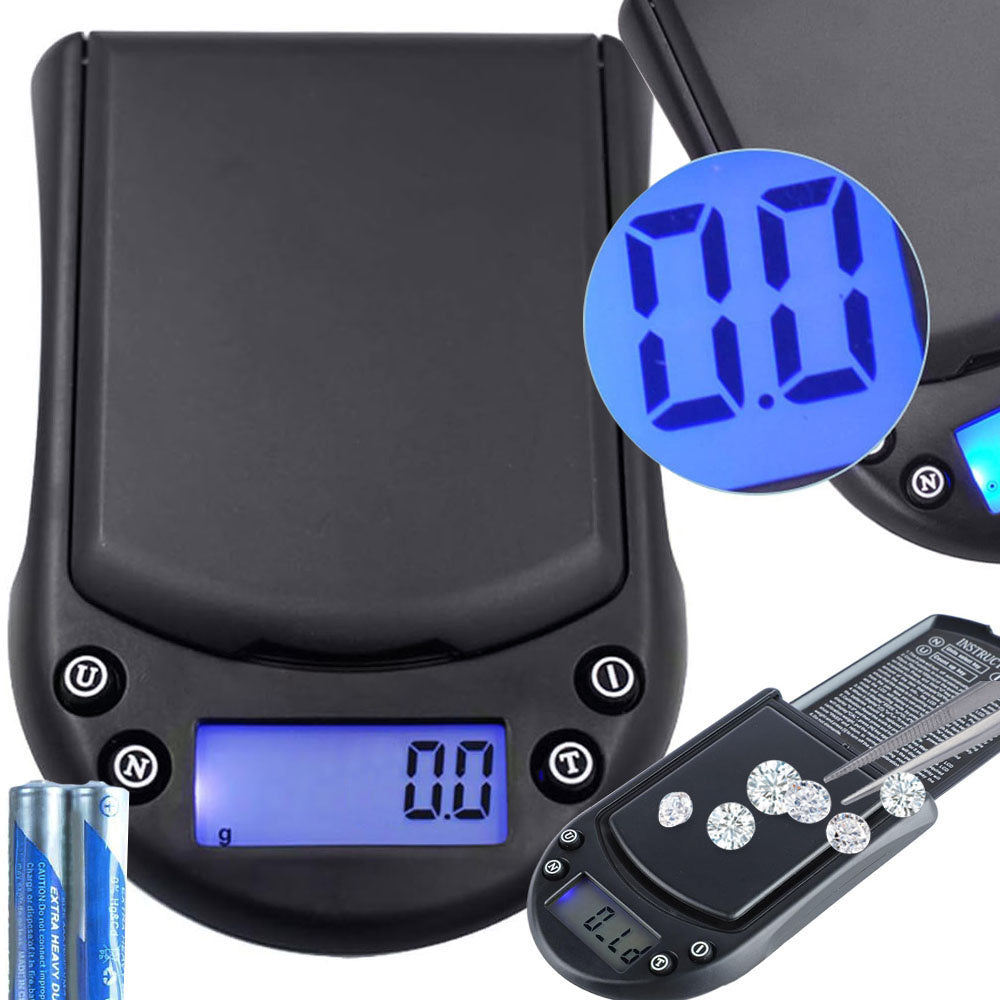 Digitale Präzisionswaage Feinwaage 0.1-500g Taschenwaage Fein Gramm Gold Waage
