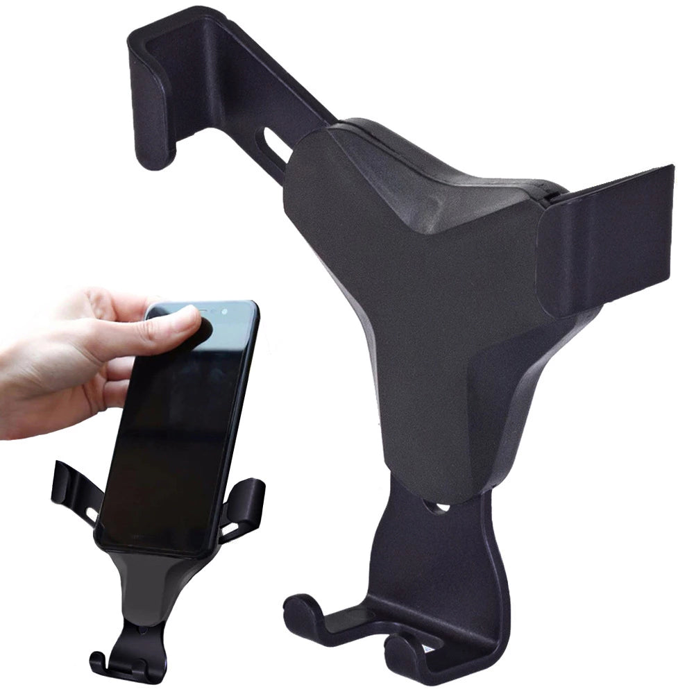 Schwerkraft-Autohalterung Lüftung – Handyhalter fürs Auto 6–8,5 cm – Schwarz