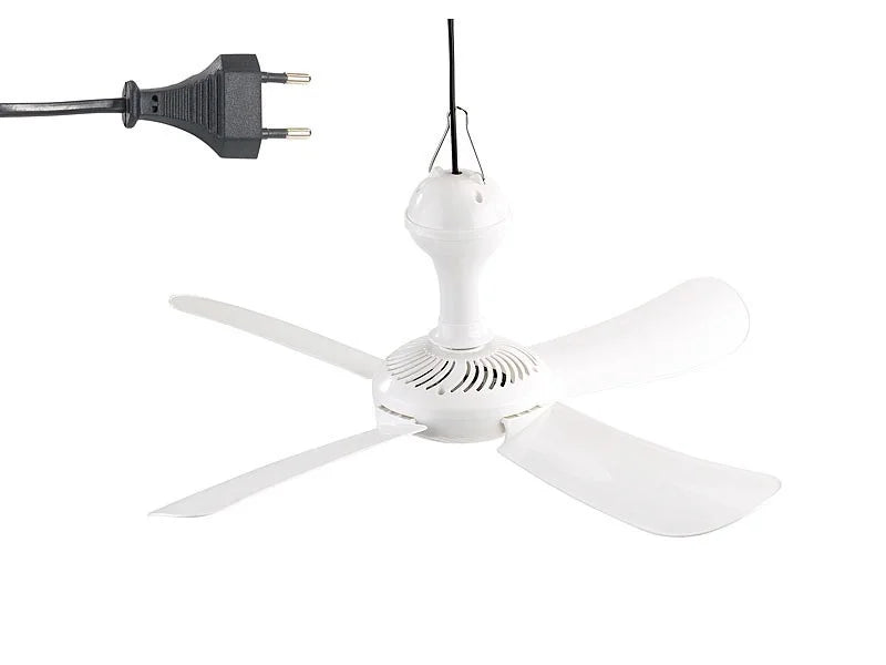 Sichler Deckenventilator Camping Ventilator 53cm Leise 230V zum Hängen