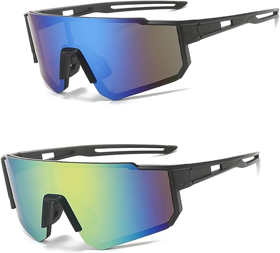 2 pieces cycling glasses sunglasses bicycle glasses sports glasses men sport MTB