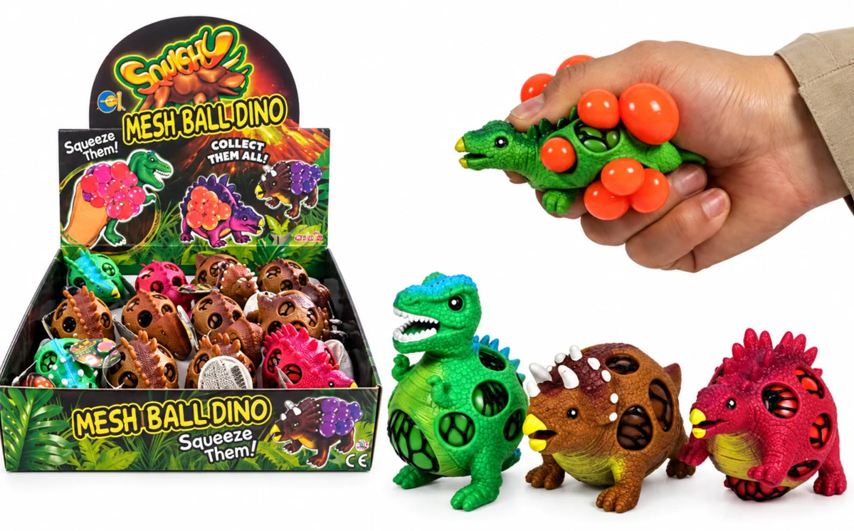 Squeeze Dinosaurier Ball Anti Stress Ball in verschiedenen Farben Dino Squishy