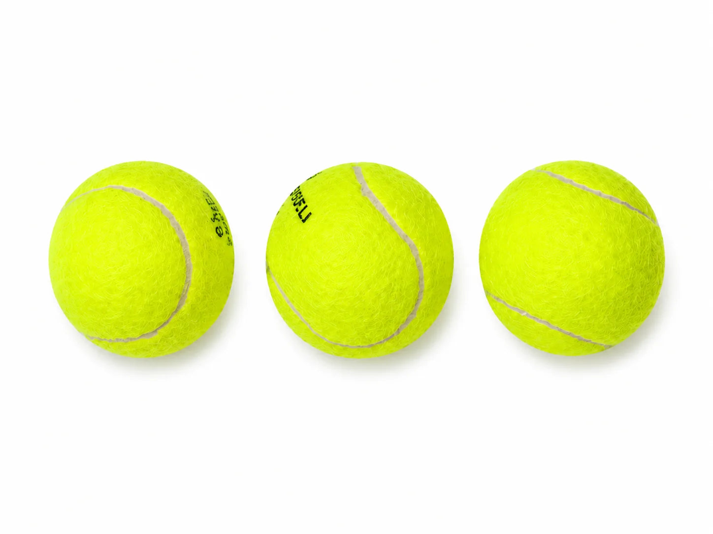Tennisbälle 3er Set Trainingsbälle Tennis Freizeit Sport Grün