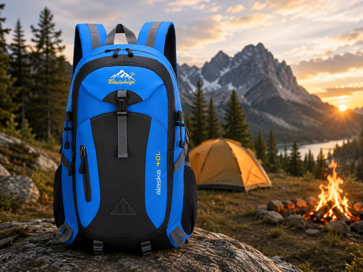 Trekkingrucksack 40L Wanderrucksack Wasserdicht GerÀumig Outdoor,Camping & Reise