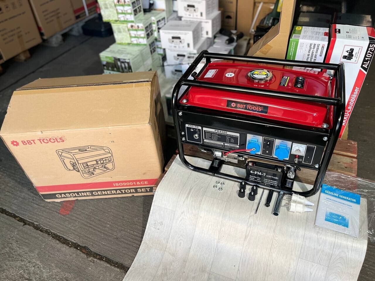 BBT Tools emergency power generator generator 3000 W NEW