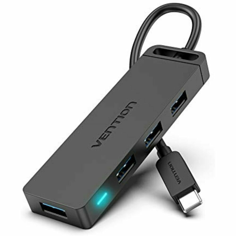 USB C Hub Adapter, USB 3.0 Data Hub USB Type C Splitter with 4 Ports