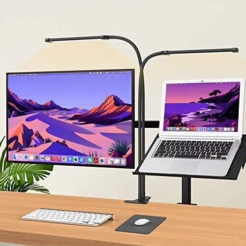 Schreibtischlampe Dimmbar Flexiblem,Schreibtischlampe Tageslicht für Compute NEU