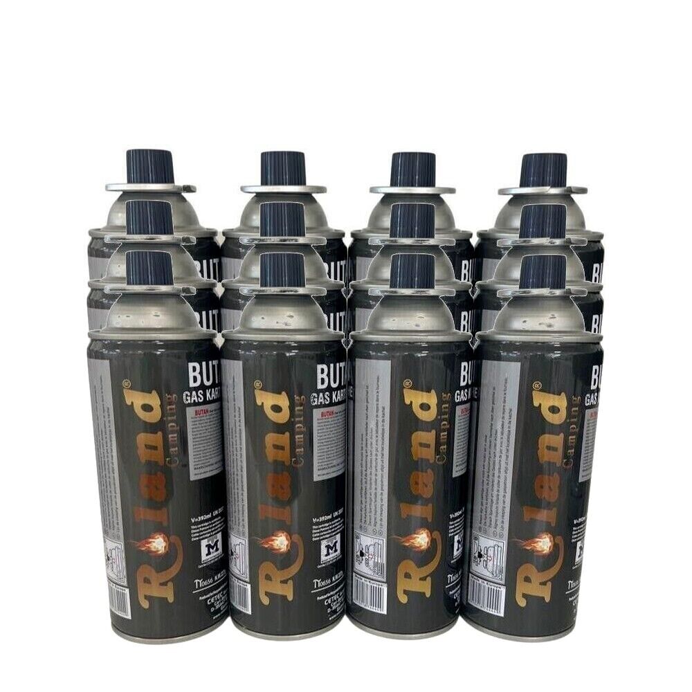 Butane Gas Cartridge Gas Cartridges Bunsen Burner Gas Camping Stove 227g - 12 pcs