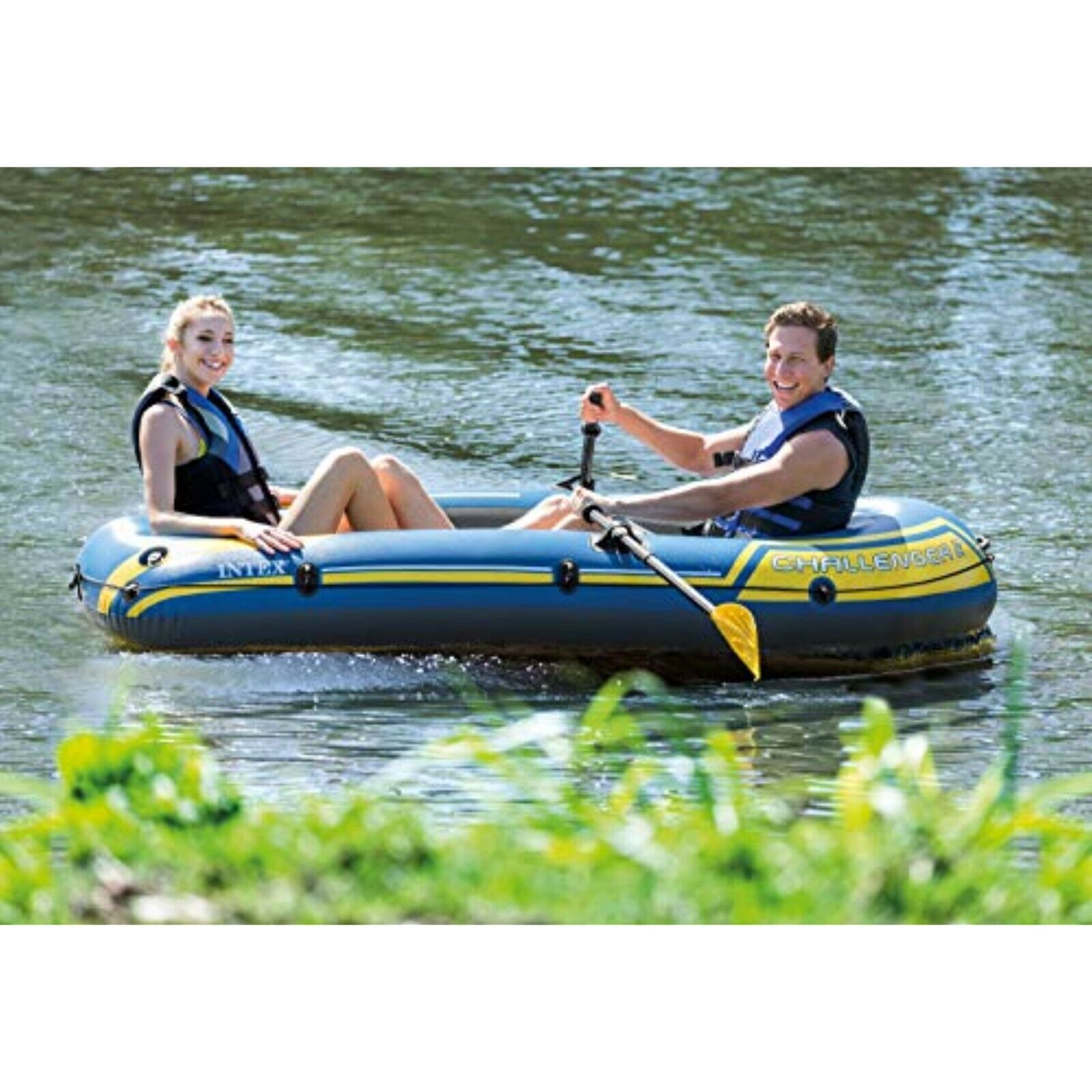 Paddel Set 122 cm 2er – Zerlegbare Kunststoff Ruder für Schlauchboot, Kajak, Kanu & SUP