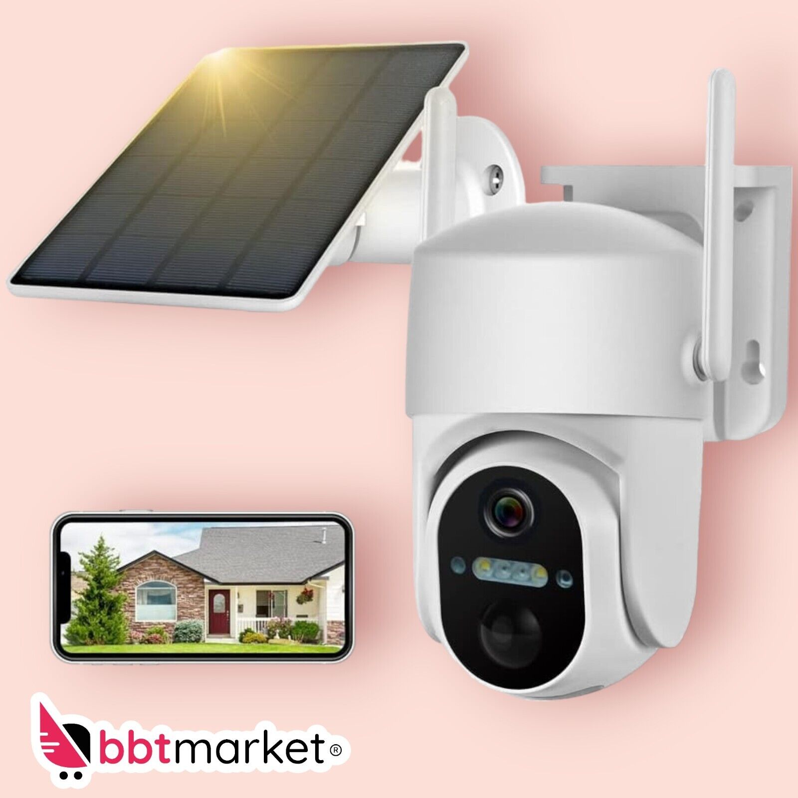 SOLAR CAMERA RADIO WLAN WIFI IP NETWORK CAMERA Outdoor SURVEILLANCE CAMERA