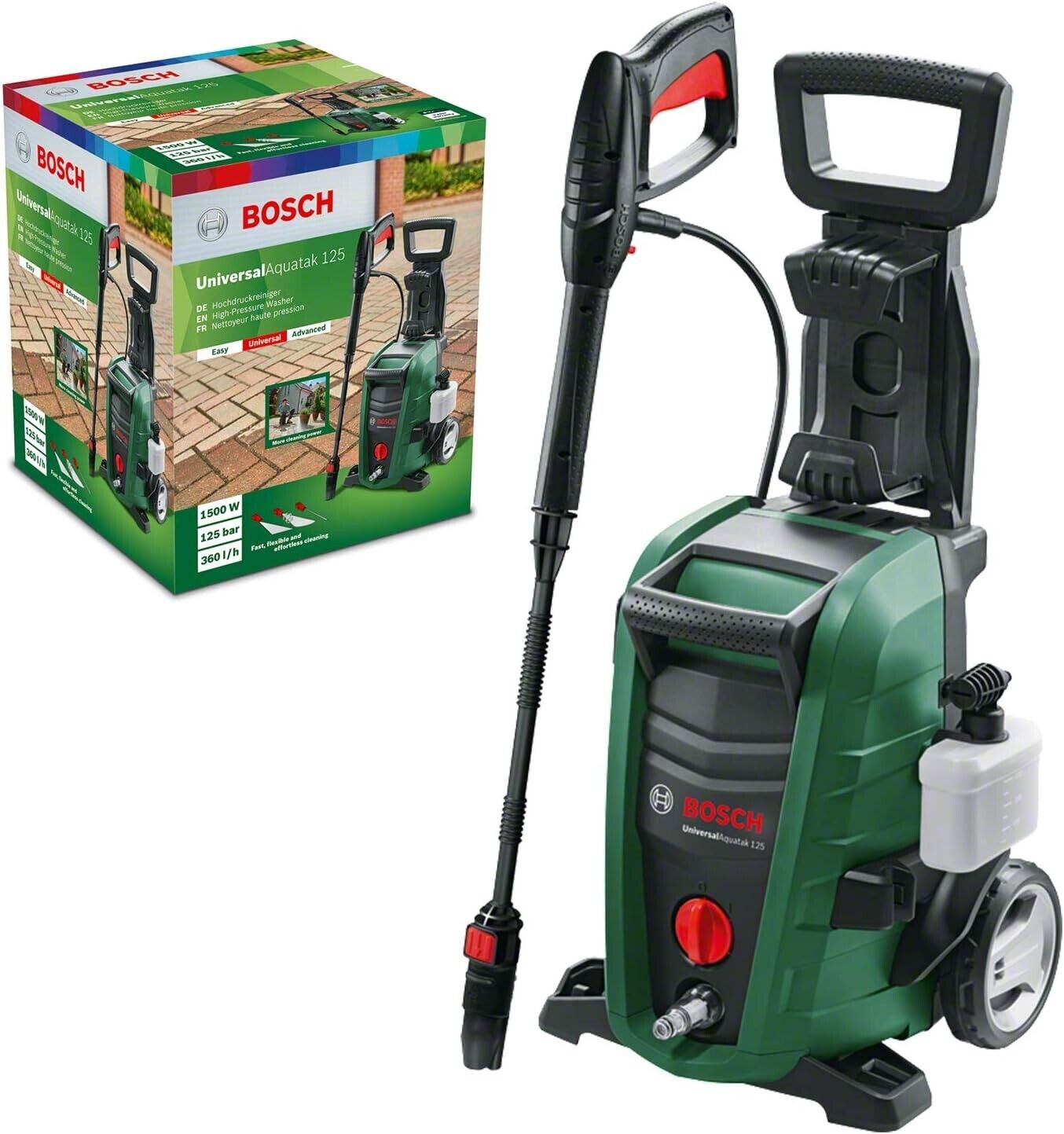 Bosch Hochdruckreiniger Dampfstrahler Universal Aquatak125 1500Watt 125 bar 3in1