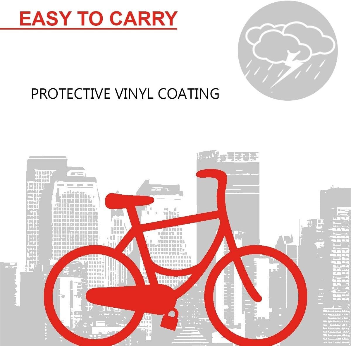 Bicycle lock 90cm steel cable combination lock cable lock weatherproof blue NEW