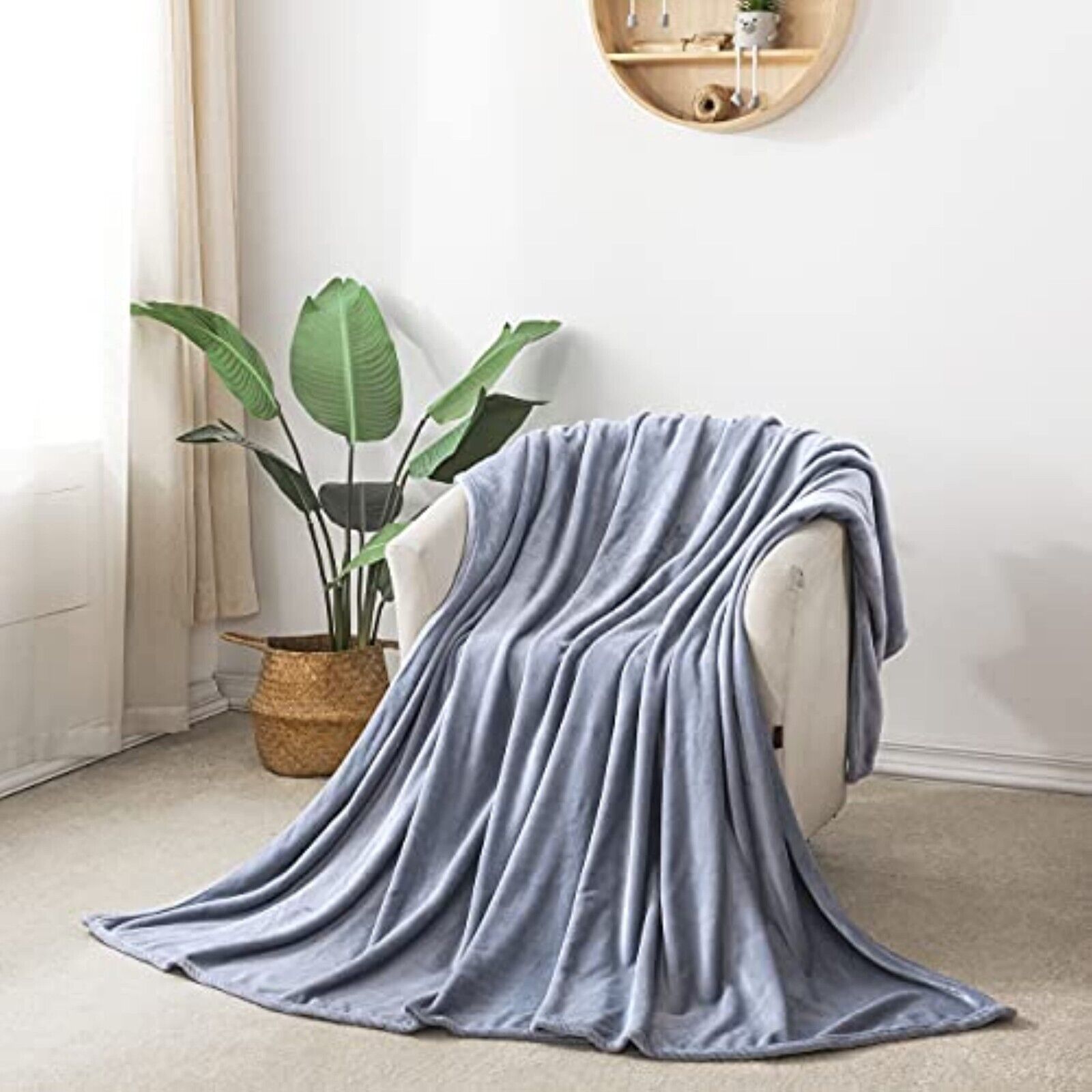 Kuscheldecke Flauschige Wohndecke Fleecedecke Sofadecke Bettüberwurf 150x200cm