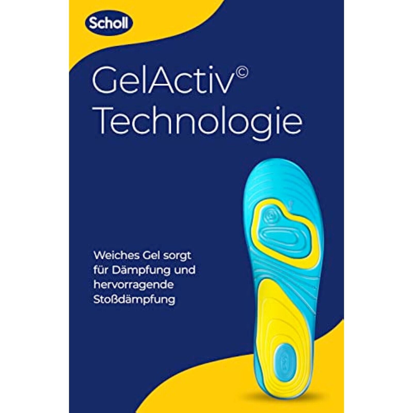 Scholl GelActiv Everyday insoles for casual shoes – 1 pair 40 - 46.5