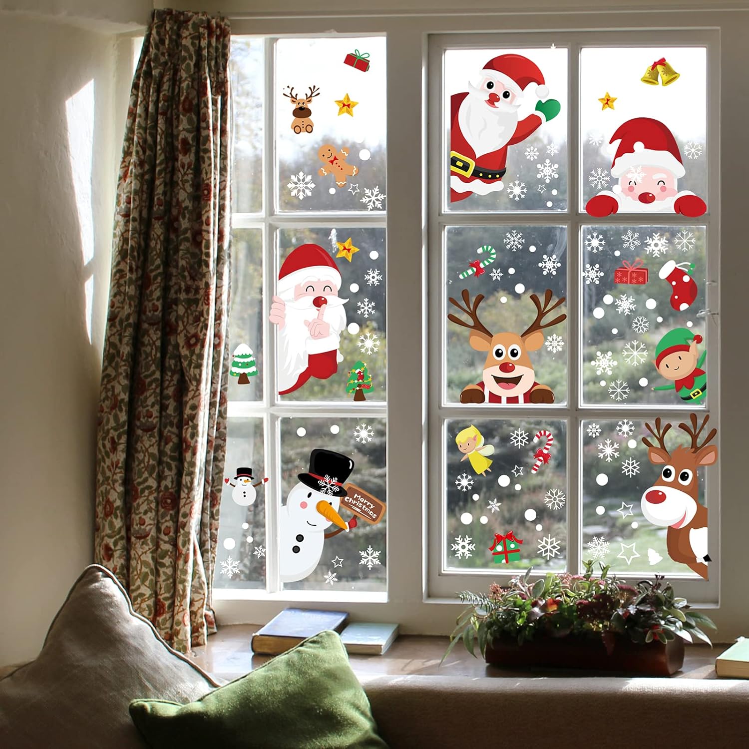 245x snowflake stickers window pictures window stickers window stickers decoration 