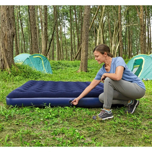 BESTWAY Luftbett 203 × 183 × 22 cm – Aufblasbares Doppelbett für 2 Personen bis 300 kg, Indoor & Camping