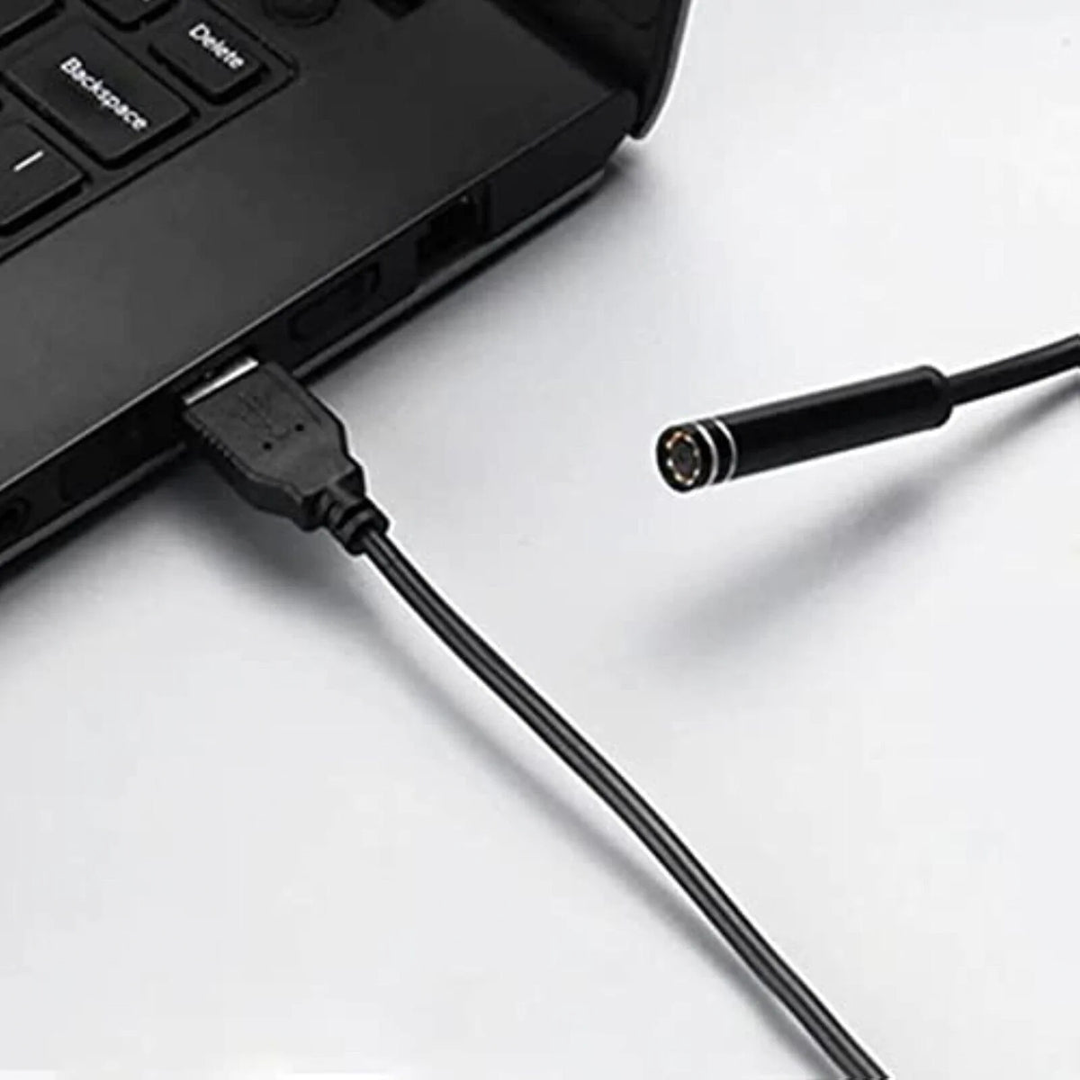 Endoskopkamera 5,5 mm für Android – USB-C & Micro-USB, IP67 Kamerasonde, 6 LEDs, 1 m Kabel & OTG