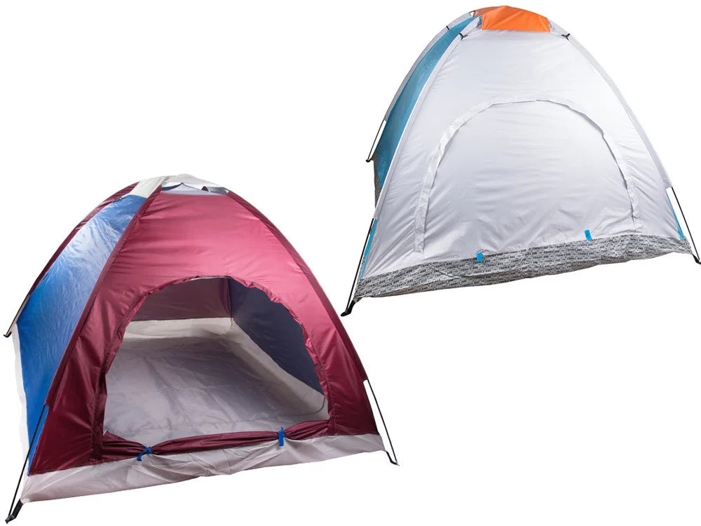 2 Personen Zelt Campingzelt mit Moskitonetz Wasserdicht Tragetasche Outdoor